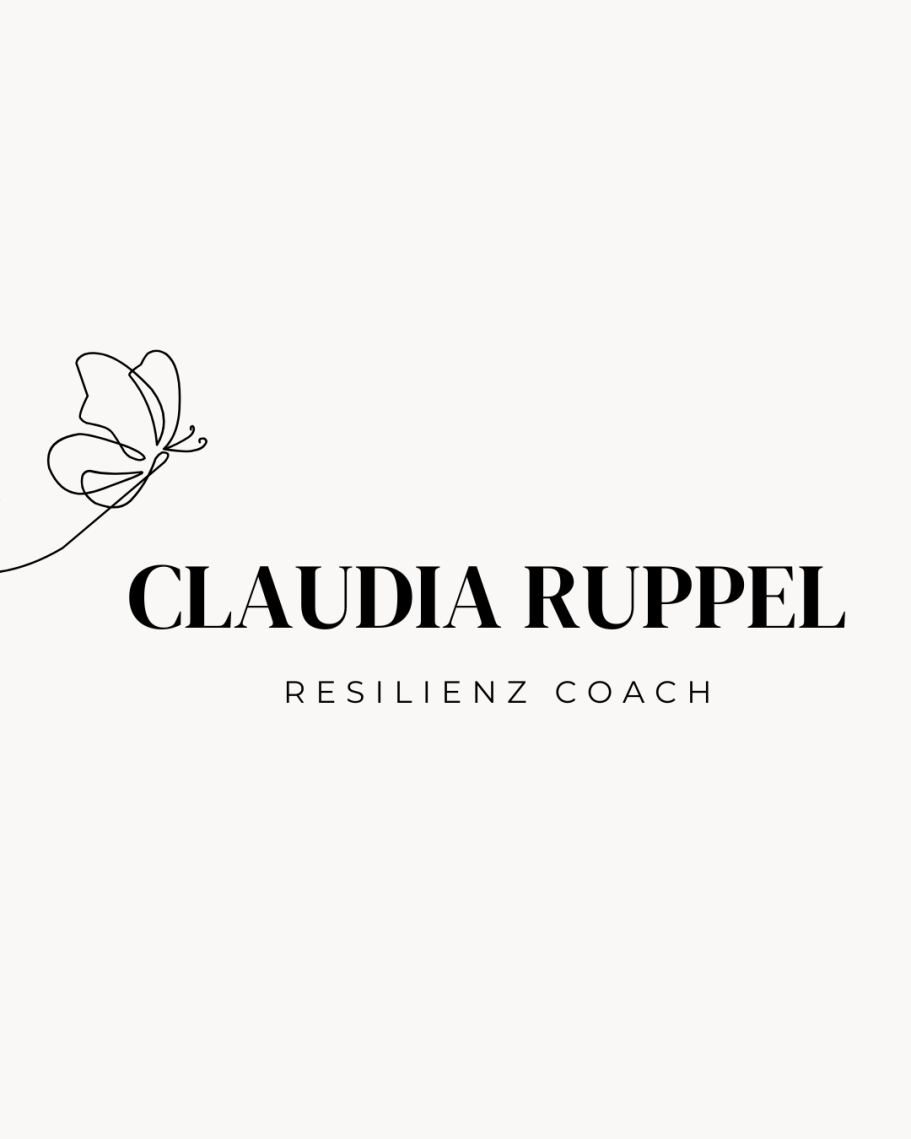 Logo in Gold mit der Schrift CR  Claudia RuppelResilienz Coach